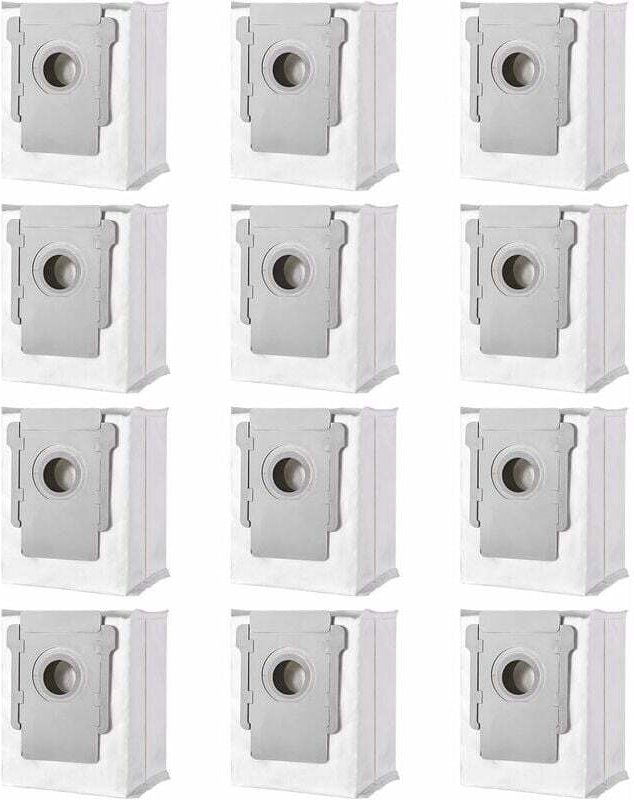 12er-Pack Ersatzbeutel kompatibel für iRobot i7 i7+ / i7 Plus E5 E6 E7 S9, Roomba i7 Staubsaugerzubehör, für Clean Base ...