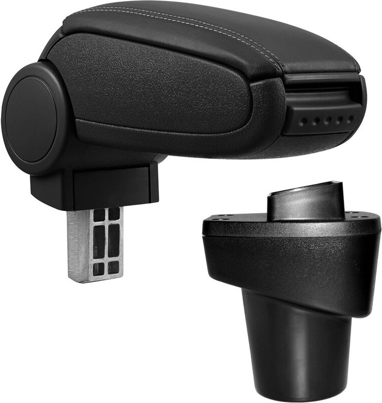 Pro.tec - Mittelarmlehne Citroen C1 ii Peugeot 108 mit Staufach Kunstleder Schwarz