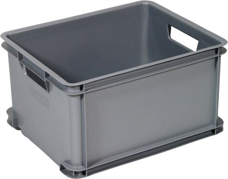 156011 Aufbewahrungsbox Unibox Classic l stapelbar (b x h x t) 430 x 235 x 350 mm Silber 1 s - Curver