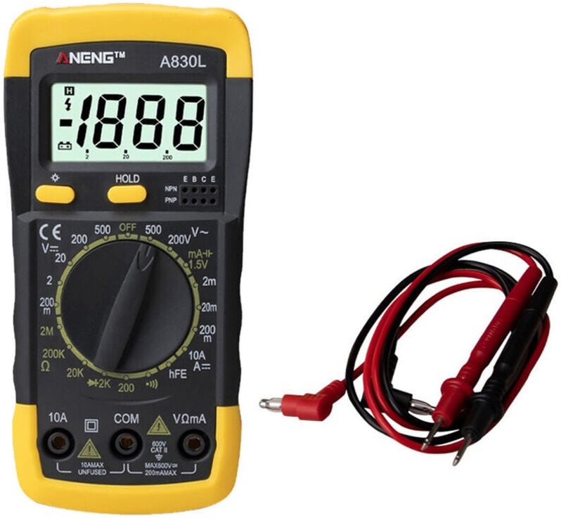 Digitales LCD-Multimeter, DC-Tester-Multimeter