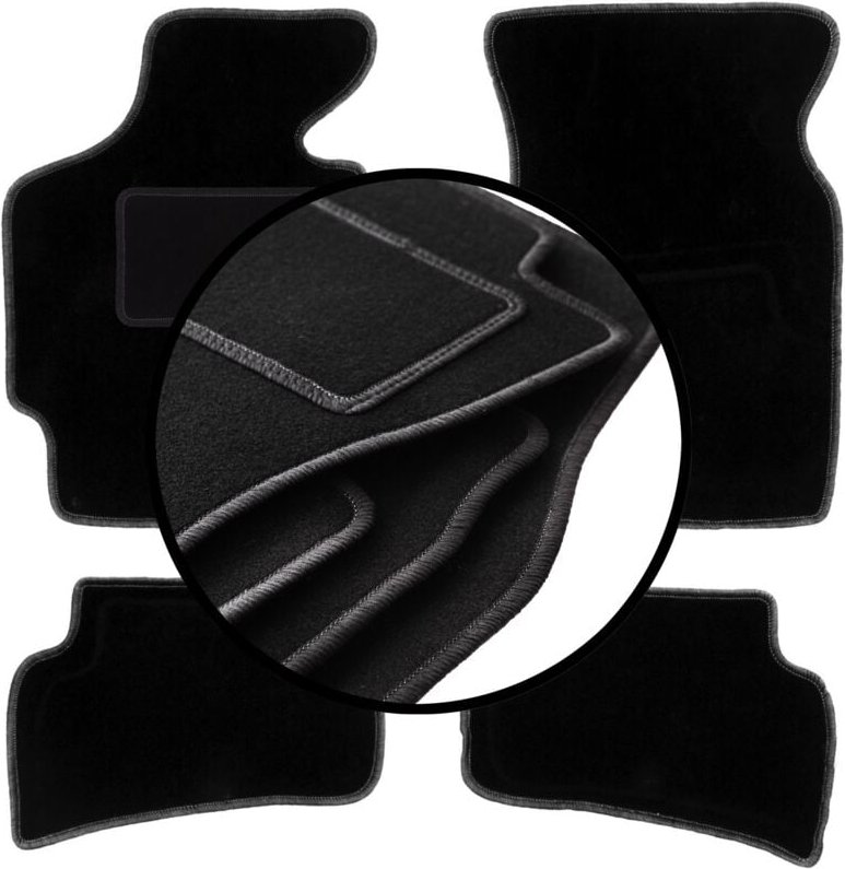 Komplettset Veloursmatten für: Mazda MX-6 I Coupé (1988-1992)