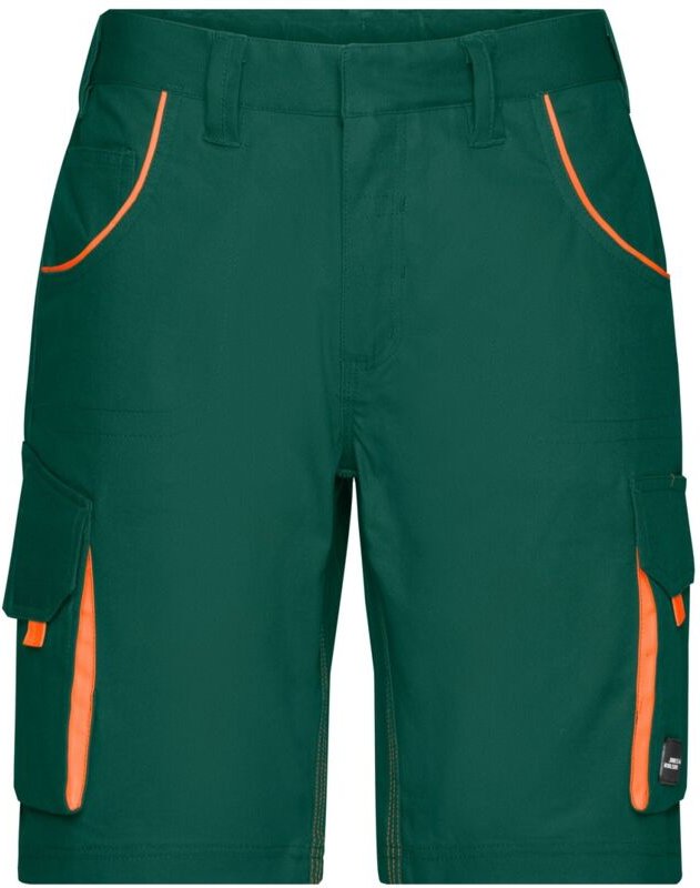 Thumbnail - James&nicholson - Bermuda JN872 Gr. 44 dark-green/orange