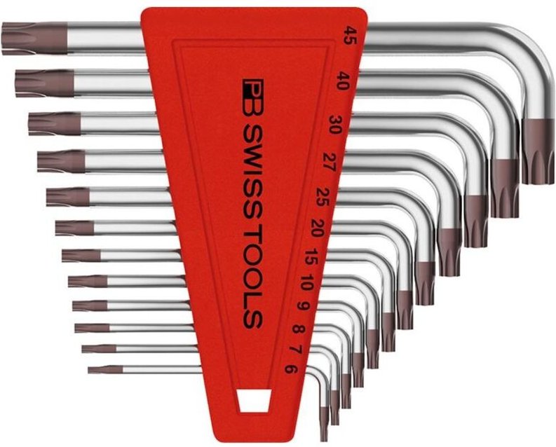 FP - Swiss Tools Winkelschraubendreher- Satz im Kunststoffhalter 12-teilig T6-T45