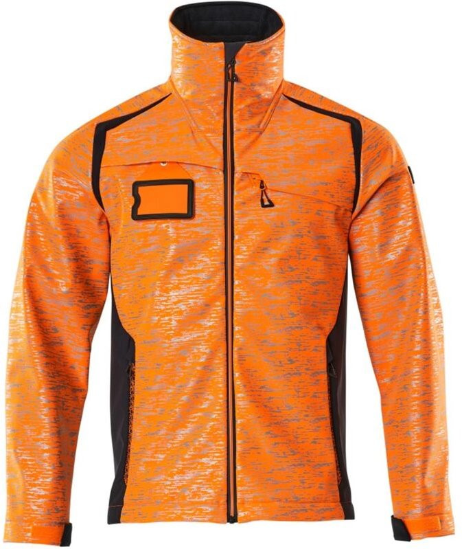 Mascot Softshelljacke mit Reflexeffekte 19202 Gr. L hi-vis orange/schwarzblau