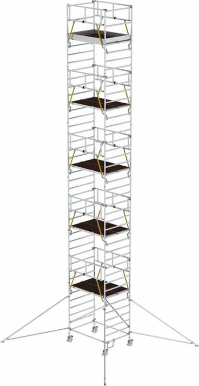 MUNK Rollgerüst SG mit Doppelplattform 1,35x1,80m und Ausleger 13,47m AH