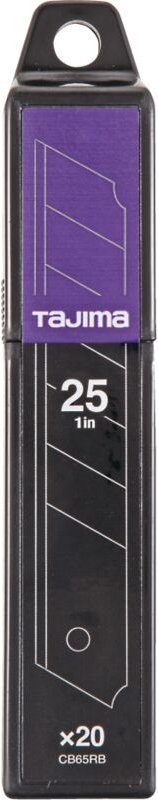 CB65RB-20H cutterklingen 25 mm Razar Black Blade CB65RB-20H