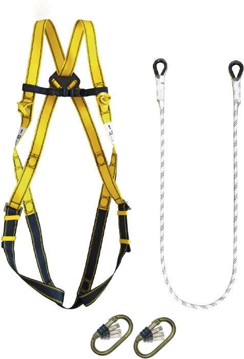 NACELLE KIT Auffanggurt 3800a + Verbindungsmittel lb101b 1 m + 2 Karabiner 3805a LEVAC - 3616KIT1V
