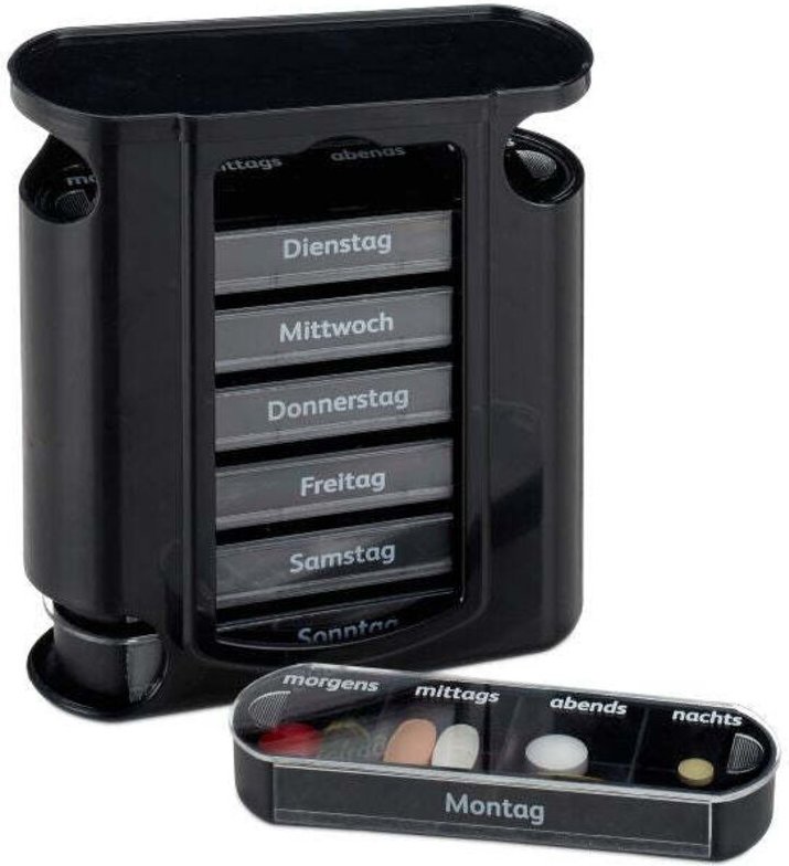 7 day pill box with 4 compartments each