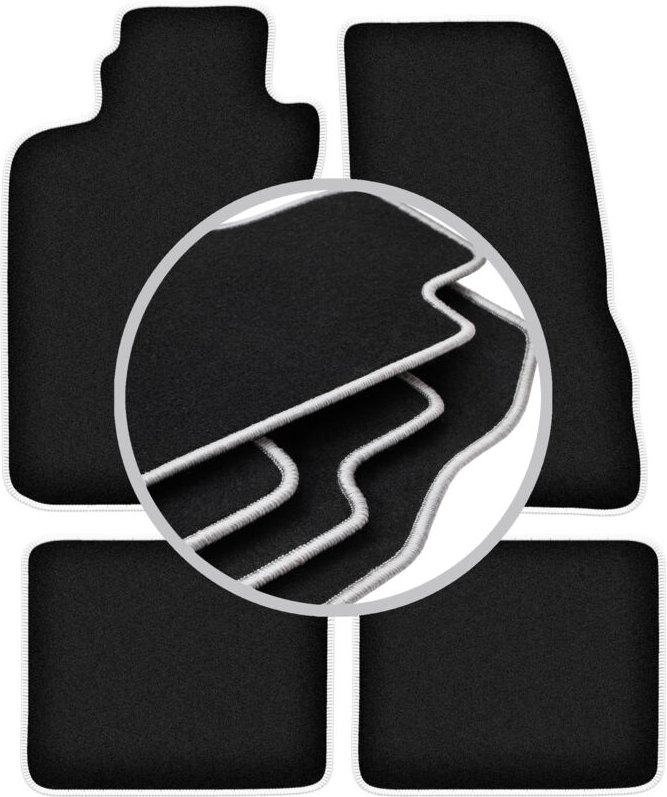 CARLUX-SILVER Autofußmatten für: Toyota Celica VI Coupé (1993-2000)