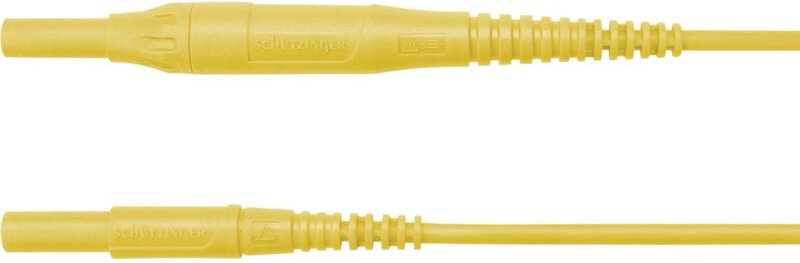 Thumbnail - Schützinger - msfk B441 / 1 / 100 / ge Messleitung Stecker 4 mm Stecker 4 mm Gelb 1 St.