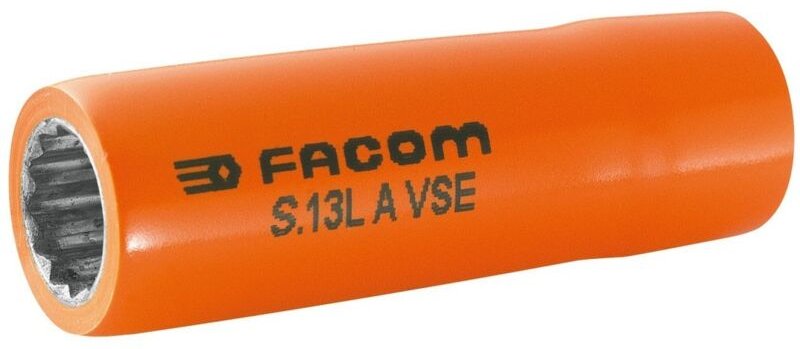 Thumbnail - FACOM Steckschlüssel 1/2 1000V VSE 14 mm, lang