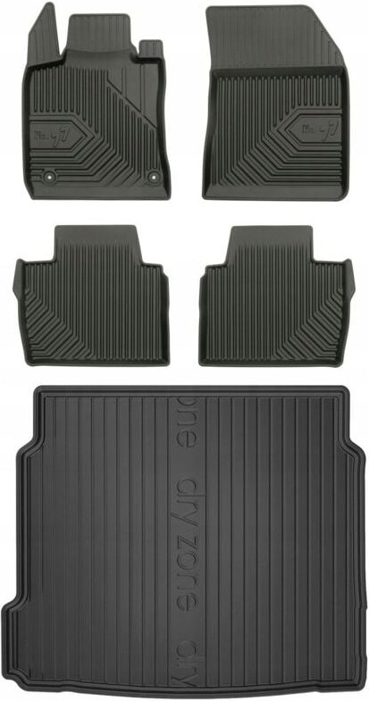 SET 77 Fußmatten und Fußmatten Peugeot 508 2 Limousine ab 2018-