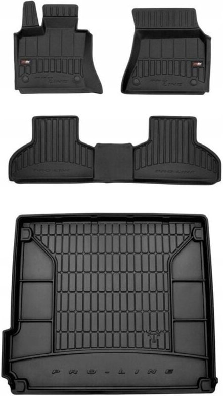3D SET Fußmatten und Kofferraummatte BMW X5 F15 2013-2018