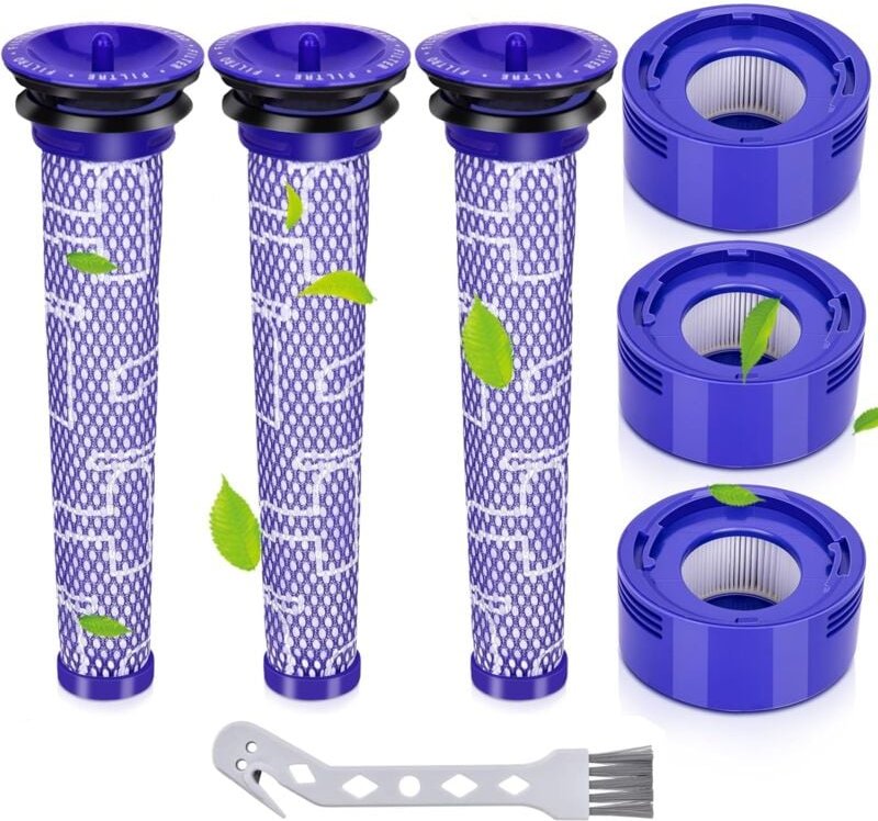 Thumbnail - Filter für Dyson, Ersatz-Staubsaugerfilter für Dyson V8 V7 Absolute Animal Motorhead, ersetzt Teilenummern 965661-01 und...