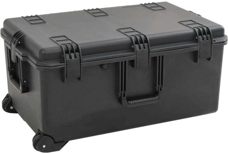 Koffer für Flugreise Tragbar Schwarz 79,5x52x39 cm pp - Vidaxl