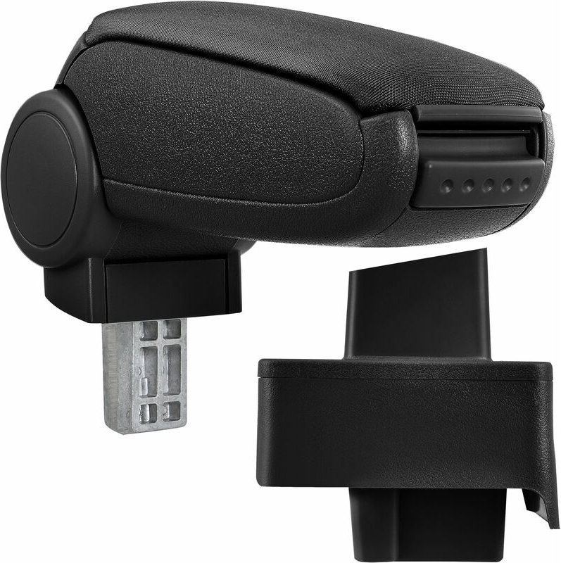 Pro.tec - Mittelarmlehne 80/90 mit Staufach Textil Schwarz