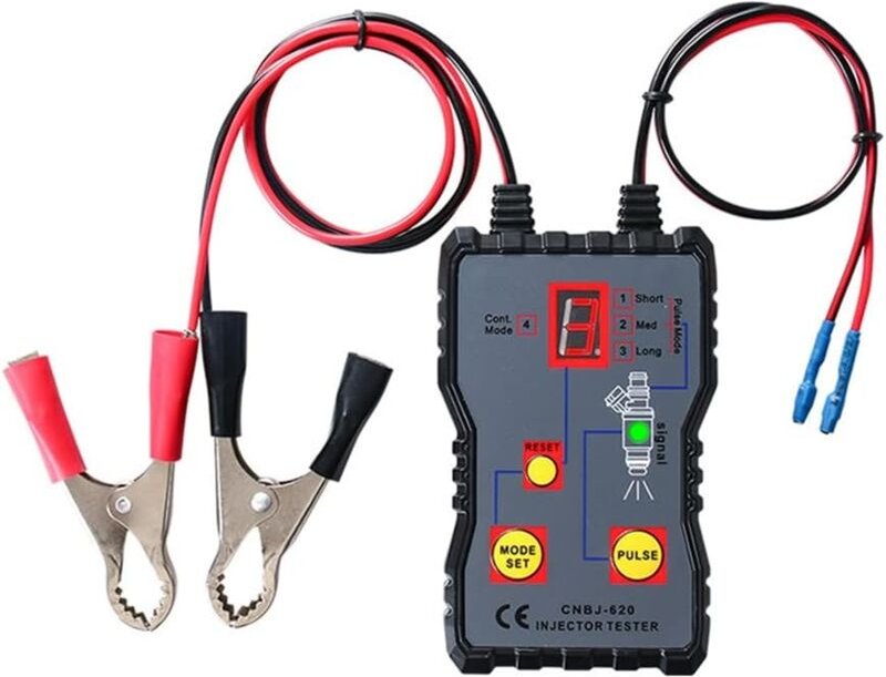 Ej.life - Kraftstoffeinspritzdüsen-Tester-Reinigungsset, Diagnose-Reinigungswerkzeug, 12 v, Kfz-Einspritzdüsen-Test, tra...