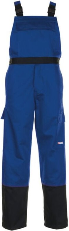 Weld Shield Latzhose 5531 kornblau/schwarz, Gr. 54 - Planam