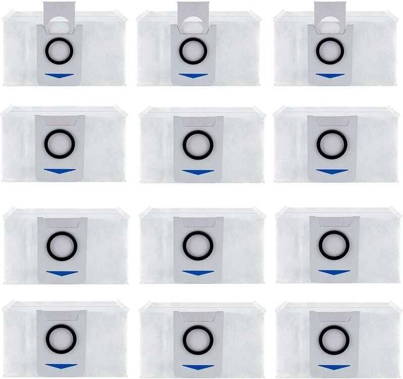12 Stück Staubsaugerbeutel-Zubehör für Ecovacs Deebot X1 Omni / X1 e Omni, Staubsauger-Ersatzzubehör Staubbeutel