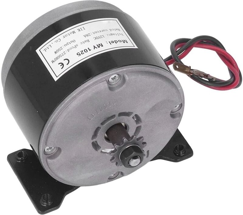 MY1025 12V 250W Gebürsteter DC-Motor Aluminium-Hochleistungs-Hochgeschwindigkeits-Elektromotor für Elektroroller - Ej.li...