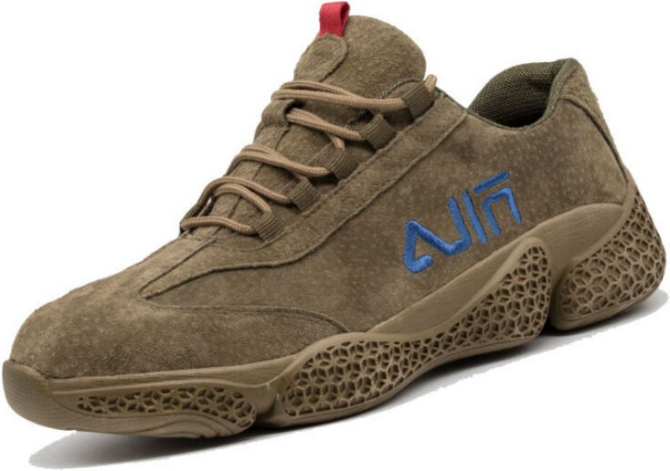 Sicherheitsschuhe für Herren, leichte Arbeitsschuhe, Anti-Smashing und Anti-Piercing, Khaki (Fourseasons) -40