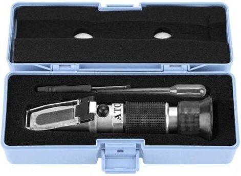 Aierq Honig-Refraktometer, Imker-Werkzeug (Zuckergehalt), Honig-Konzentrationsmessgerät, ideal für Honig, Ahornsirup und...