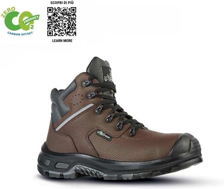 Hochsichere Sicherheitsschuhe LANCASTER UK ESD S3 CI SRC - Braun/Schwarz 44