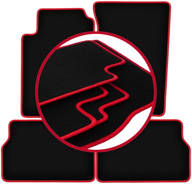 CARLUX-RED Autofußmatten für: Kia Sorento I SUV (2003-2009)