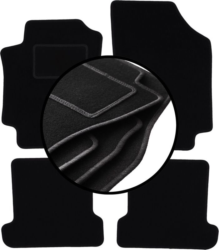 Komplettset Veloursmatten für: Peugeot 307CC Cabrio (2003-2008)