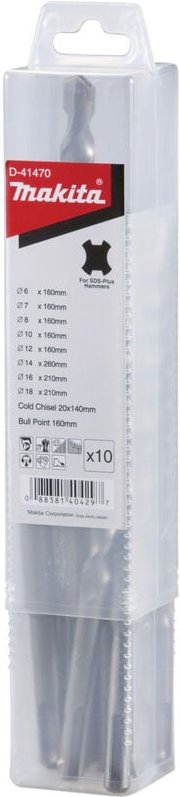 D-41470 Hammerbohrer-Set 10teilig SDS-Plus 1 Set - Makita