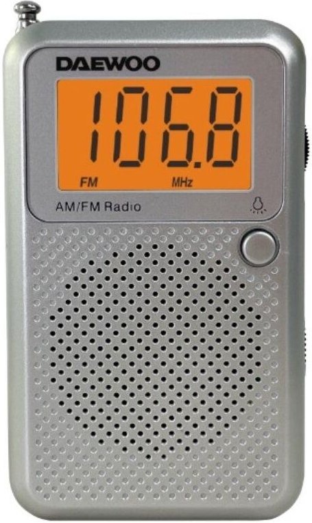 Tragbares Radio Daewoo dw1115/ grau