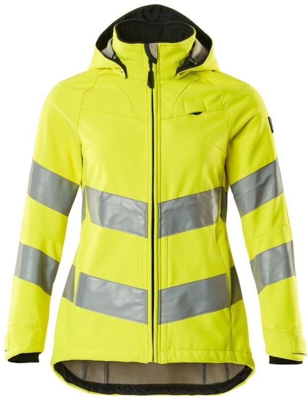 Thumbnail - Mascot SAFE SUPREME Damen Soft Shell Jacke Gr. 4XL warngelb