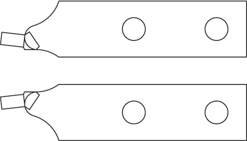 Gedore E-8000 A 41 EL Ersatzspitzen, Paar t, d 3,2 mm