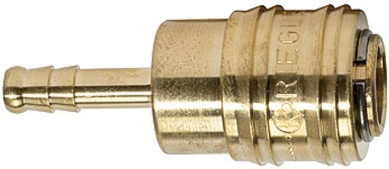 Schnellverschlusskuppl. nw 7,2 »connect line«, ms bl., Tülle lw 8 - Riegler