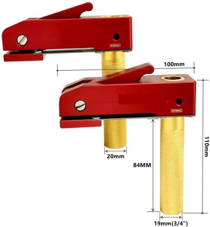 Mft Tischklemme aus Aluminiumlegierung für die Holzbearbeitung – 20 mm