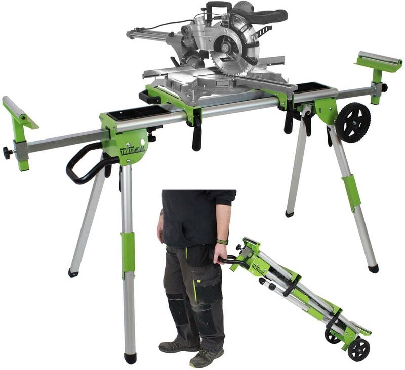 Untergestell für Kappsägen Gehrungssägen Kappzugsägen mobil Universal Maschinengestell mit Rädern