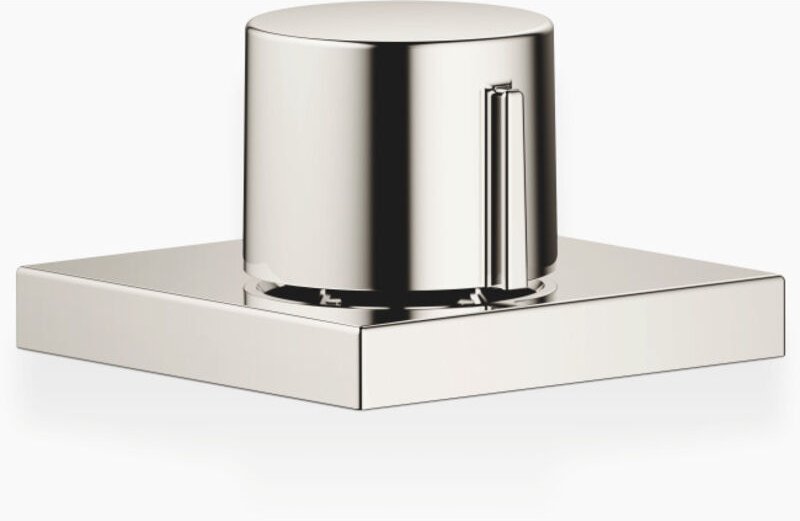 Exzenterbetätigung mit Drehknopf, eckige Rosette, - Dornbracht