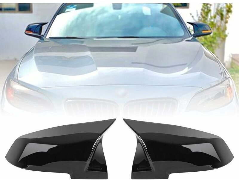 1 Paar Rückspiegelkappen, Rückspiegel-Ersatzabdeckung für bmw 1234-Serie M2F30F20M modifiziertes M3-Rückspiegelschalenho...