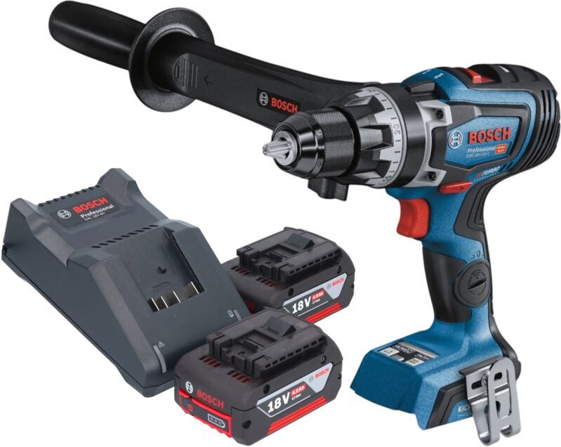 Bosch gsr 18V-150 c Professional Akku Bohrschrauber 18 v 150 Nm Brushless + 2x Akku 4,0 Ah + Ladegerät