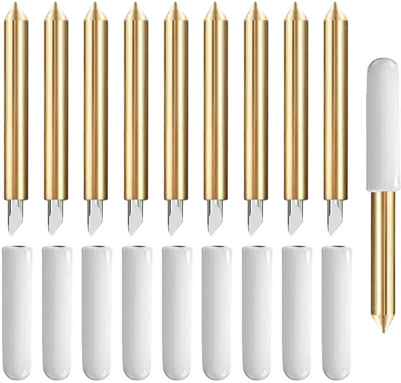 Thumbnail - 10er-Pack Premium-Klingen mit feiner Spitze, kompatibel mit Maker/Maker 3-Schneidemaschinen, kompatibel mit Explore Air/...