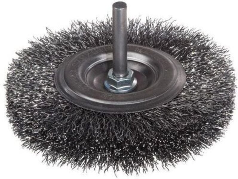 Scheibenbürste Stahldrahtschaft 6mm FI120mm - Größe TT 120