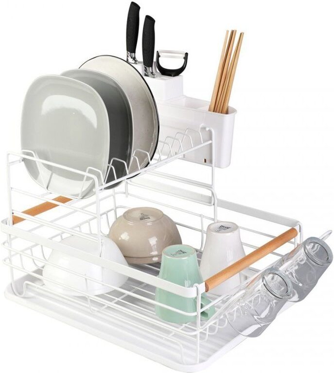 Geschirrtrockner mit Abtropffläche und Tablett E-8120