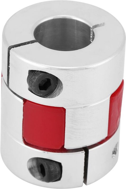 Wellenkupplung 8mm bis 12mm Wellen Pflaume Elastischer Kupplungskoppler Aluminiumlegierungs Pflaumen Verbindungswelle fü...