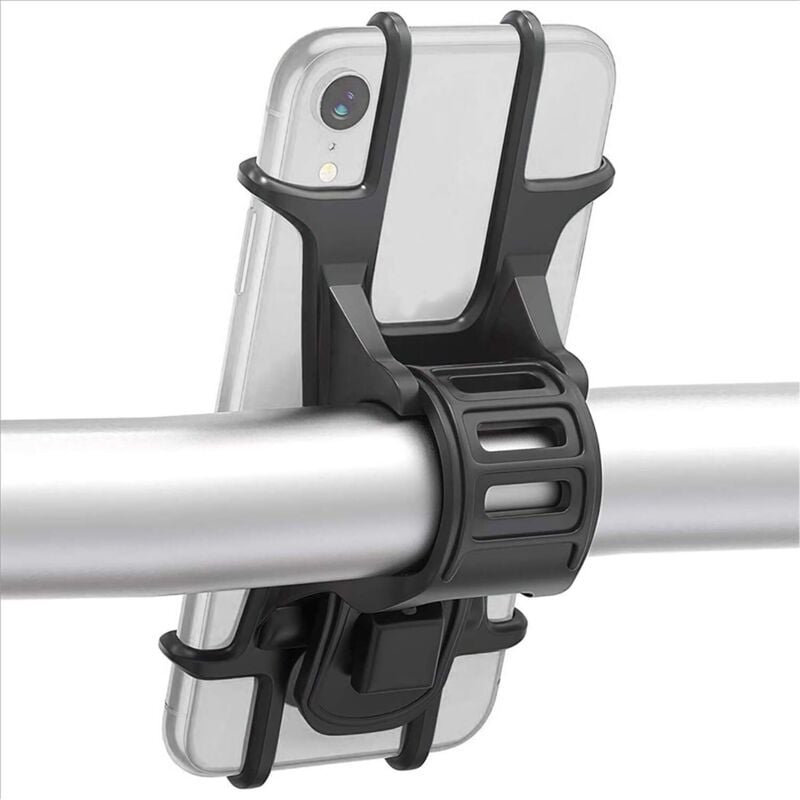 Ahlsen - Universelle Fahrrad-Telefonhalterung aus Silikon, Fahrrad-Telefonhalterung für iPhone, Samsung, Huawei und 4,5-...