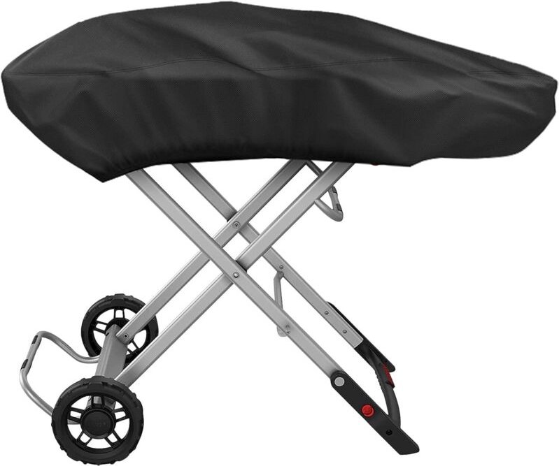 Grillabdeckung für den tragbaren Weber Traveler-Gasgrill, wasserdichtes und wetterfestes Oxford-Gewebe - Sollbry
