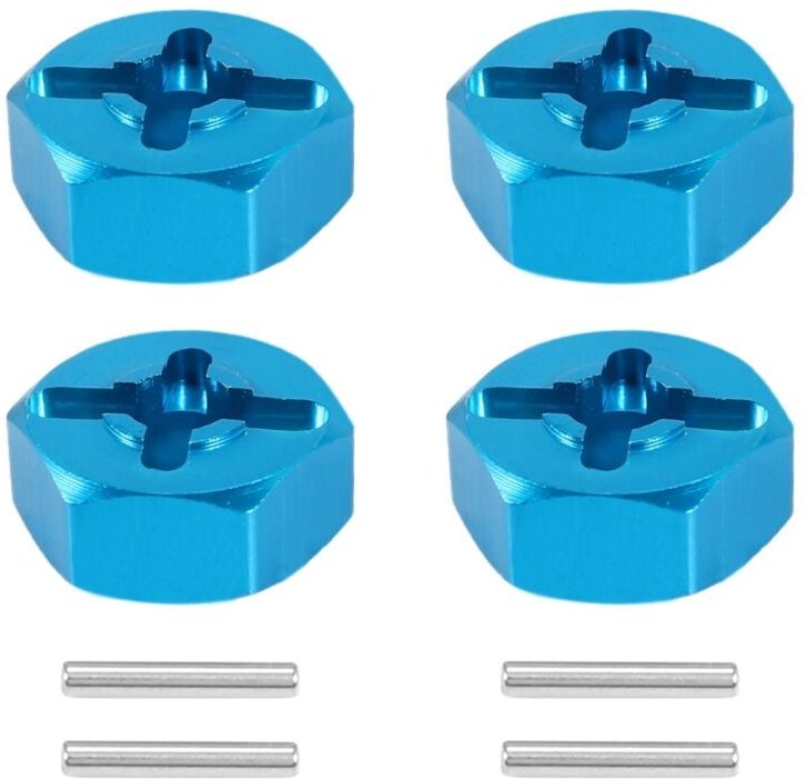 Thumbnail - Tlily - 4 StüCke Sechskant Combiner Felge 7 Mm Upgrade 12 Metall Adapter für 1/18 A949 A959 A969 A979 K929 1/10 Reifen