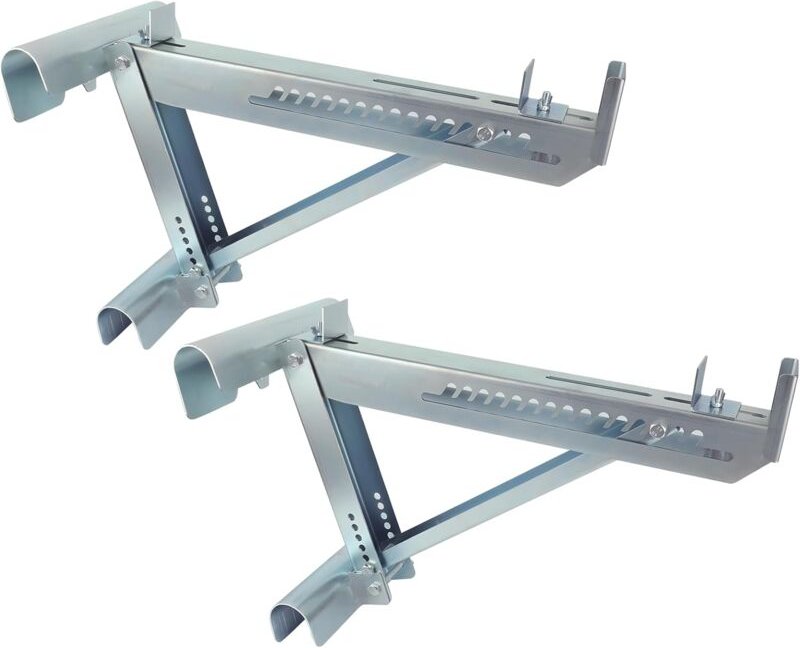 Leiterheber 2 Stück, Verstellbare Leiterlasthalterung Stabile Leiterlaststnder Tragende Leiterwagenheber Halterung, für ...