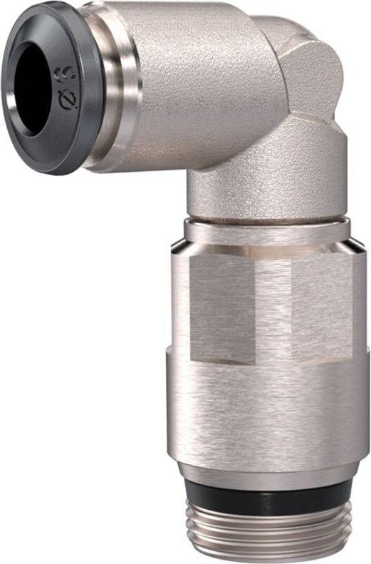 Winkelsteckverschraubung »universal short« lang, drhb.1/4, Schl.8 - Riegler