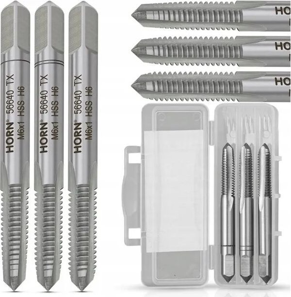 Artpol komplet gwintowników ręcznych m 6x1,00mm 3szt.