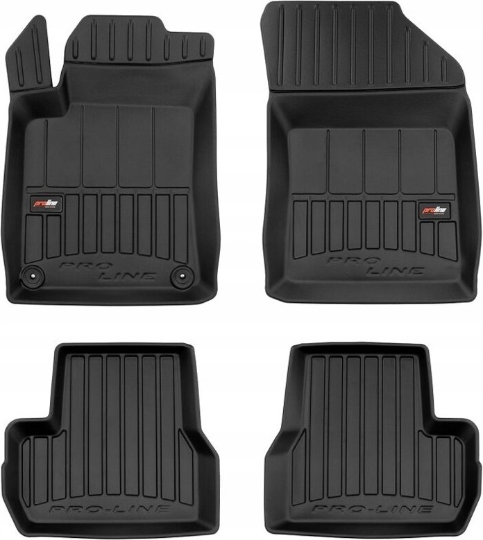 Gummimatten und Fußmatten Citroen C3 2 2009-2016 3D Mulde